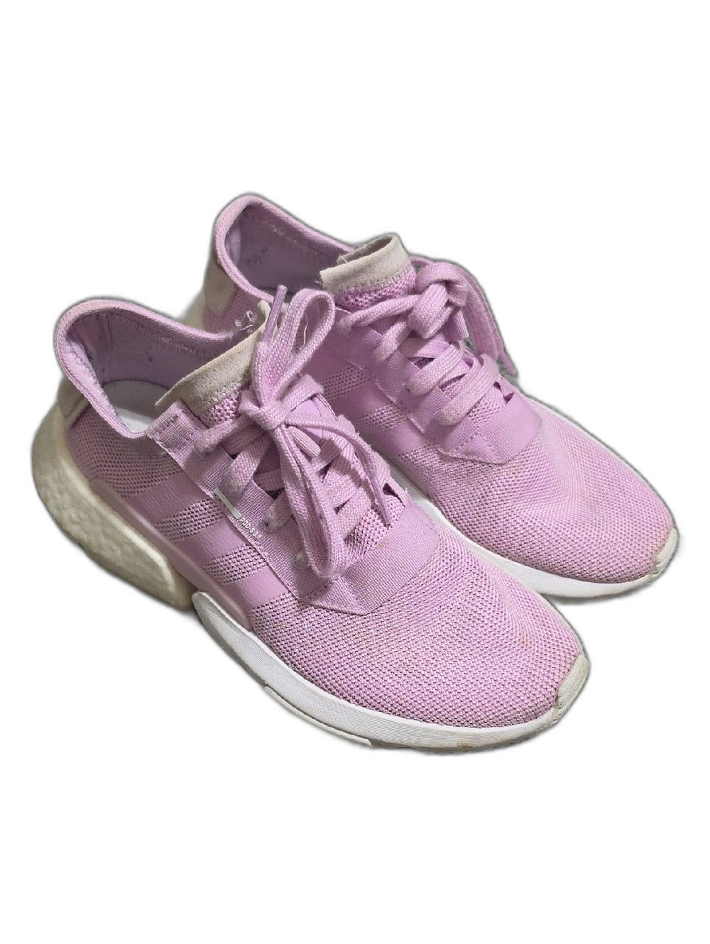 adidas Women's Lavendar Knit Lace-Up Trainers
